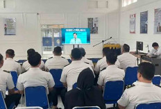 Suasana Saling Memaafkan Terasa di Lapas Lubuk Linggau saat Halal Bi Halal 