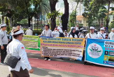 Guru Madrasah Lubuk Linggau Andil dalam Aksi Demo Guru Madrasah Swasta Bersatu di Jakarta, ini yang Diperjuang
