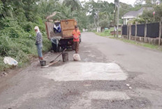 Jalan Berlubang yang Rawan Kecelakaan di Lubuk Linggau Kini Telah Diperbaiki