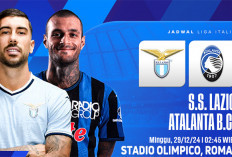 Misi La Dea Amankan Capolista, Lazio vs Atalanta, Liga Italia 2024/2025, Pekan ke-18, Live TV Apa?