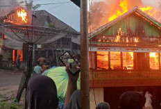 Kebakaran di Kertasari Muratara, Begini Penjelasan Tetangga Korban  