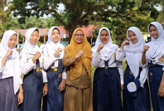 6 Pelajar Sukses Melaju ke OSN Provinsi Sumsel, ini Harapan Kepala SMPN 1 Muara Lakitan