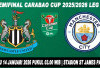 Jadwal Newcastle United vs Manchester City, Leg 1, Semifinal Carabao Cup 2025/2026, Tayang di Mana?