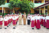 Jelang Lomba Gerak Jalan HUT RI ke-79, ini Persiapan yang Dilakukan Murid SDN 4 Lubuklinggau