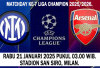 Kunci Tiket 16 Besar?, Prediksi Inter Milan vs Arsenal, Liga Champion 2025/2026, Matchday ke-7, Live di Mana?
