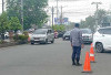 Uji Coba One Way di Jalan Garuda Lubuk Linggau, Pengendara Mobil Masih Nekat Menerobos