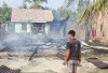 Satu Rumah Warga Nibung Ludes Terbakar, BPBD Berikan Bantuan 