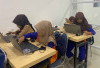 Siswa MI Ittihadul Ulum Lubuk Linggau Belajar Buat Poster Digital