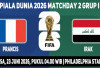 Les Bleus Lolos 32 Besar?, Prediksi Prancis vs Irak, Piala Dunia 2026, Grup I, Matchday 2, Cek Link Live