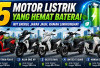 5 Motor Listrik yang Hemat Baterai, Cocok untuk Mobilitas Harian