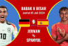 EURO 2024: Jelang Jerman vs Spanyol, H2H, Rekor Pertemuan, Statistik, Ulangan Final EURO 2008