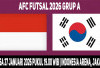 Incar Kemenangan Perdana, Prediksi Indonesia vs Korea Selaran, AFC Futsal 2026, Grup A, Live di MNCTV