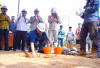 Menteri Koperasi UKM Letakkan Batu Pertama Pembangunan Pabrik Minyak Makan Merah di Muba