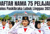 INI DAFTAR NAMA 75 PASKIBRAKA LUBUK LINGGAU 2026, Hasil Pengumuman Seleksi Diterbitkan Wakil Wali Kota